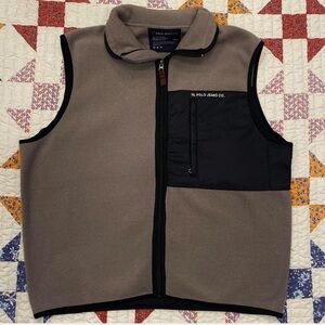 Ralph Lauren Tan Fleece Vest